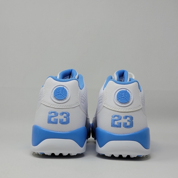 Nike Air Jordan 9 Mens Size 11.5 Retro Golf UNC University Blue White FJ5934-101
